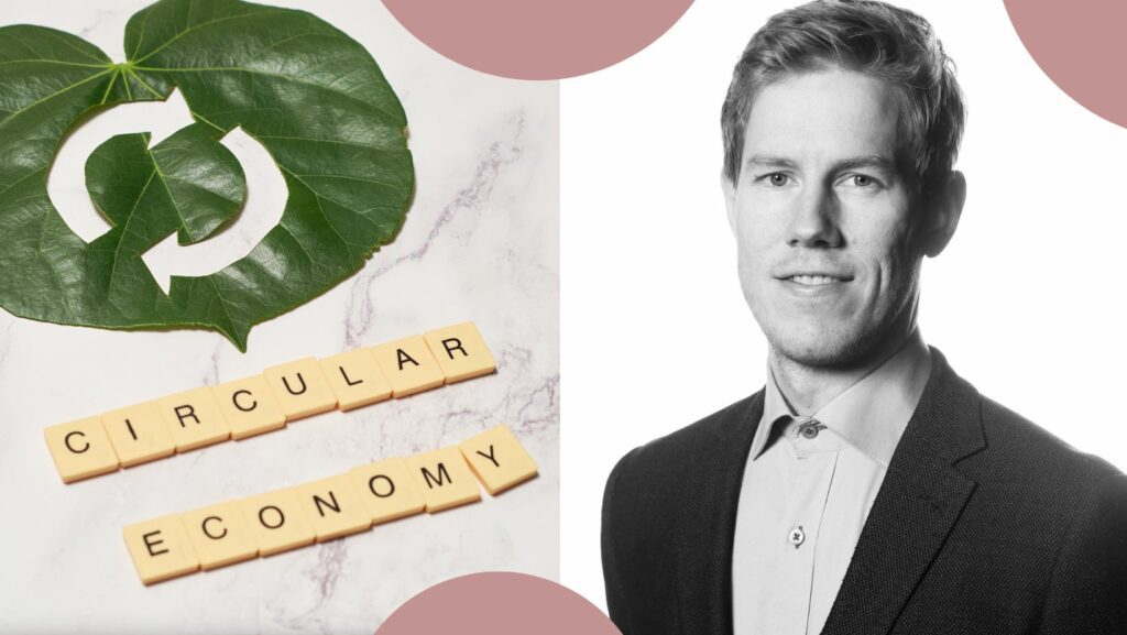 Johan Brändström porträtteras med genrebild.