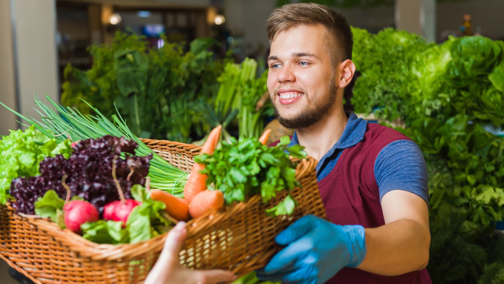 Grocers sell locally grown produce via the REKO ring.