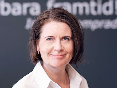 Porträttbild Anna Carlström vd Familjen Kamprads stiftelse