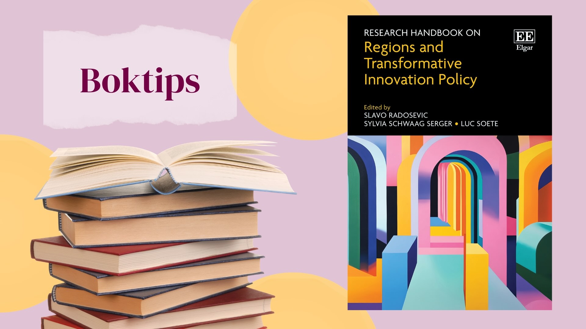 Boktips om regioner och transformativ innovationspolitik
