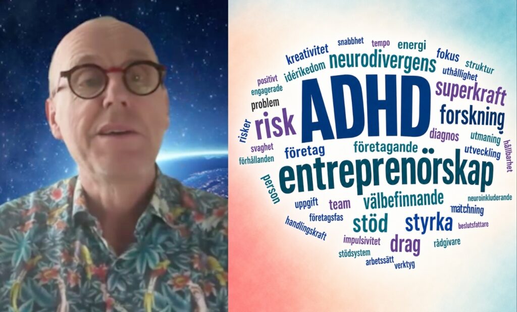 Johan Wiklund, professor at Syracuse University and keynote speaker on ADHD and entrepreneurship.