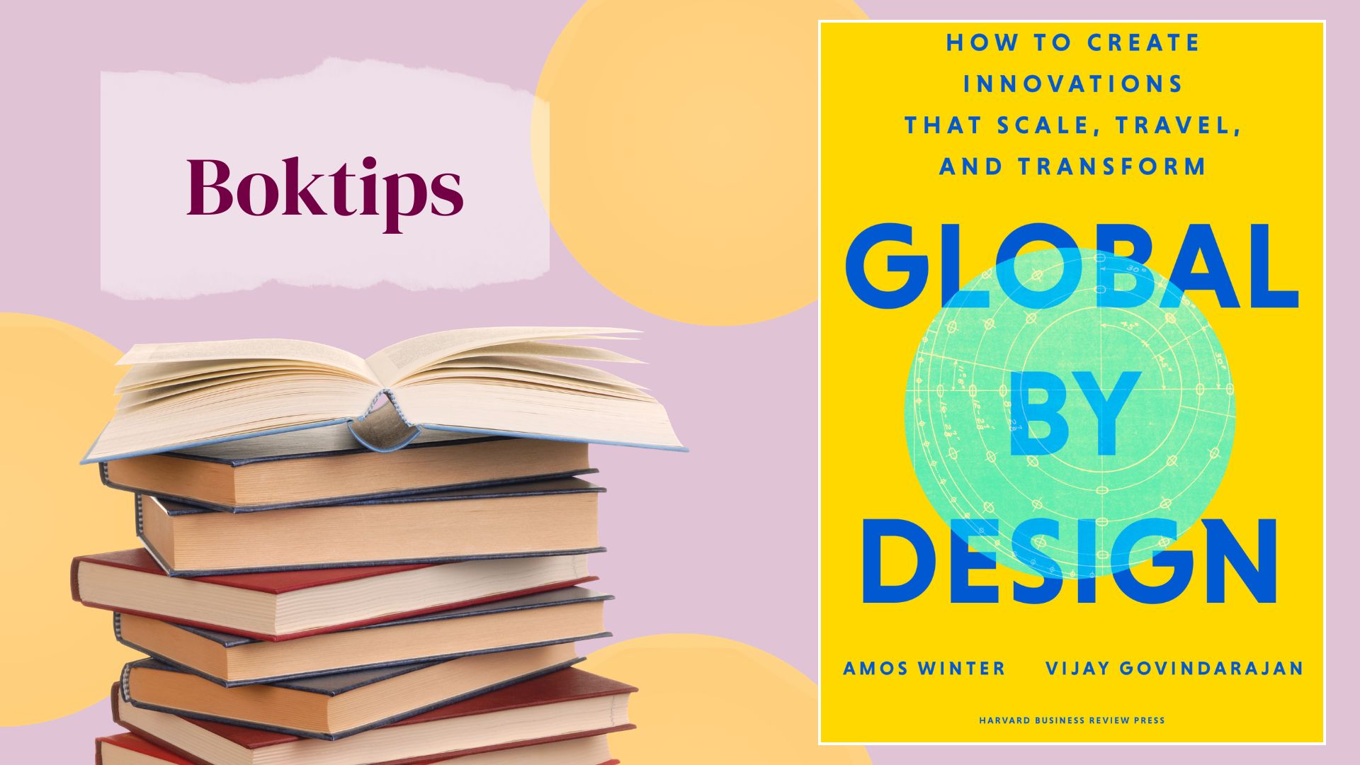 Boktips på boken Global by Design.